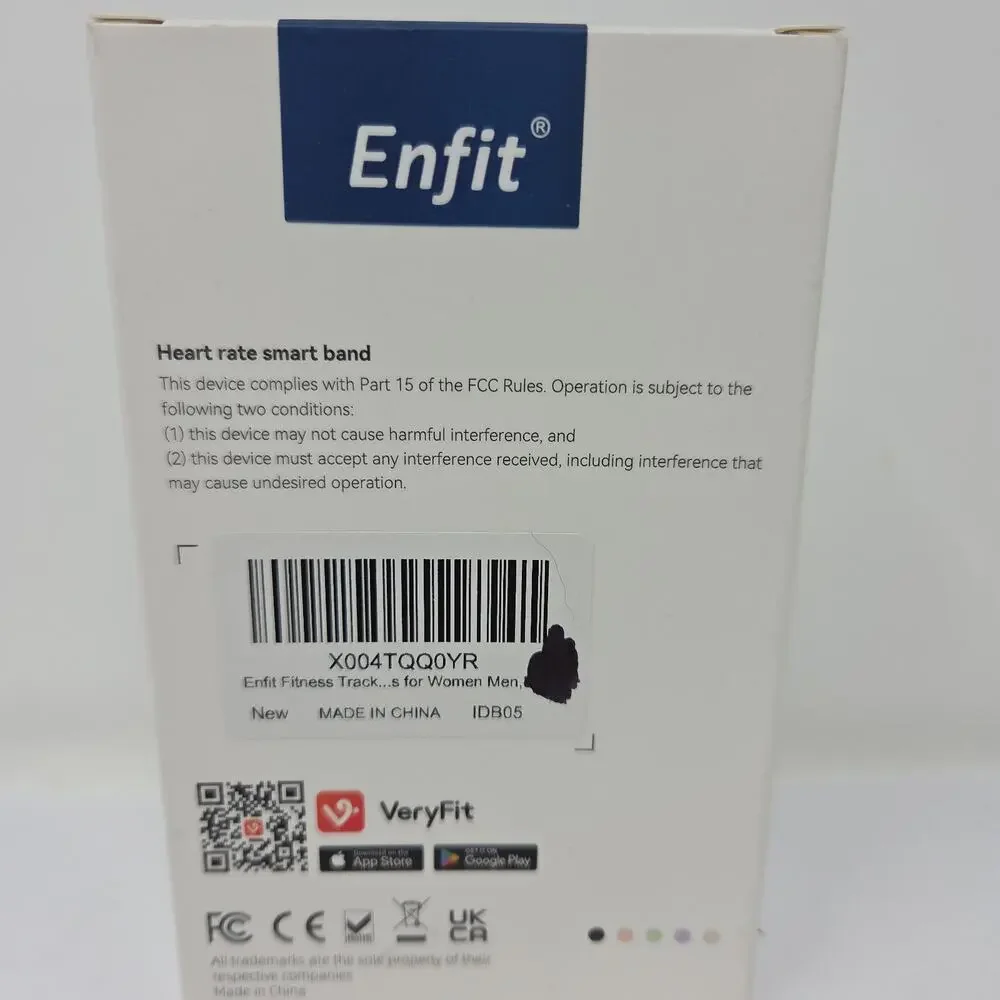 Enfit Fitness Tracker Smart Watch with Color Screen 100 Sport Modes